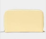 All About The Benjamins Wallet - Butter Distressed Pebble (yellow)