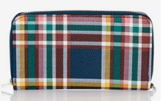 All About The Benjamins Wallet - Charming Check Pebble